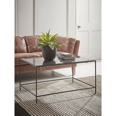 Cox and Cox NEW Black Granite Coffee Table