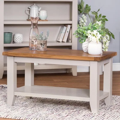 Chiltern Oak Furniture Chester Stone Painted Oak Small Coffee Table