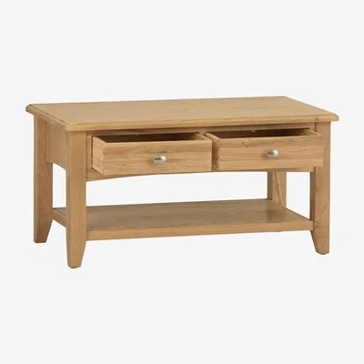Chiltern Oak Furniture Gloucester Oak Large Coffee Table