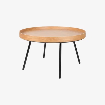 Cuckooland Zuiver Oak Tray Coffee Table with Removable Tray