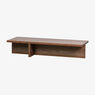 Cuckooland Woood Angle Coffee Table  - Walnut
