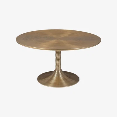 Cuckooland Bold Monkey Hypnotising Round Coffee Table - Gold