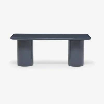 The Conran Shop Tall Mag Rectangular Table in Dark Blue
