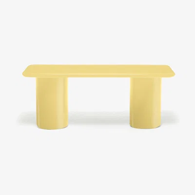 The Conran Shop Tall Mag Rectangular Table in Yellow