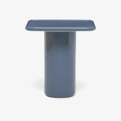 The Conran Shop Tall Mag Square Table in Dark Blue