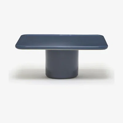 The Conran Shop Short Mag Square Table in Dark Blue