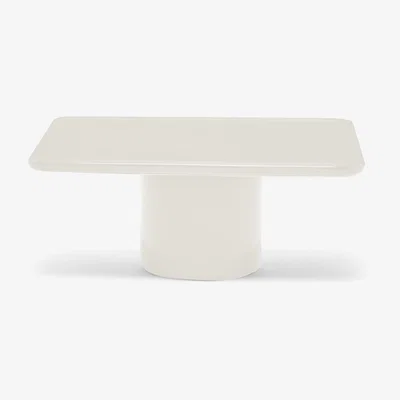 The Conran Shop Short Mag Square Table in Chalk