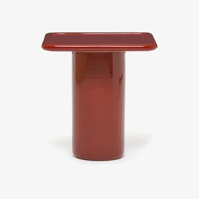 The Conran Shop Tall Mag Square Table in Red