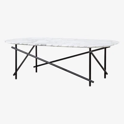 The Conran Shop Workshop Coffee Table Arebescato Marble & Bronze