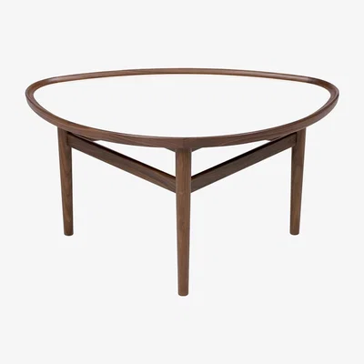 The Conran Shop Eye Table Walnut & White