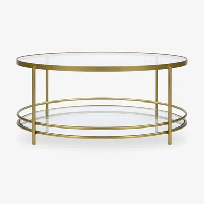 Cult Furniture £50 Off Roma Coffee Table, Glass & Brass