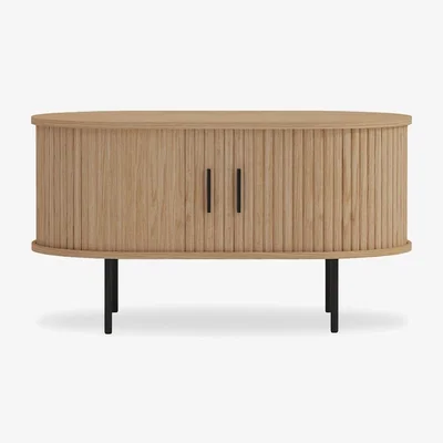 Cult Furniture Mika Coffee Table, Oak & Black