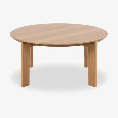 Cult Furniture £30  Off  Maxime Round Coffee Table, Oak