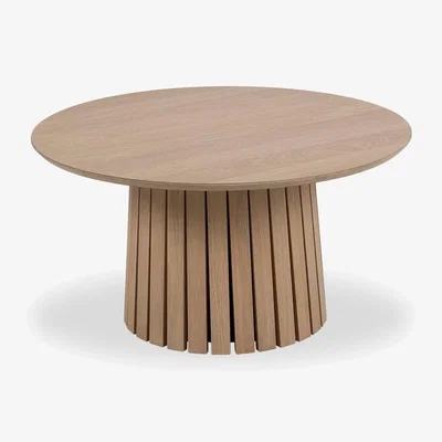 Cult Furniture £70  Off  Christo Round Coffee Table, Light Oak