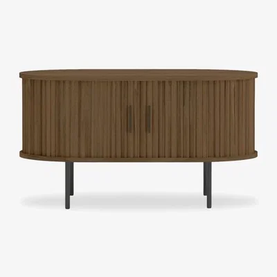 Cult Furniture Mika Coffee Table, Walnut & Black