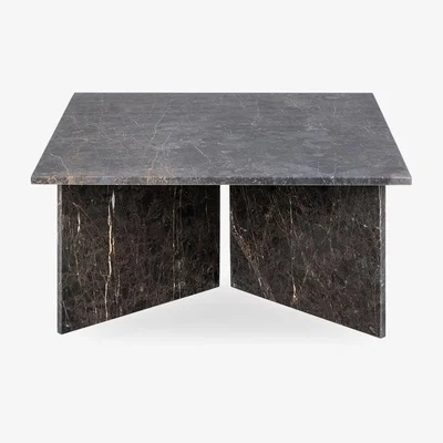Cult Furniture £70  Off  Vega Square Coffee Table, Brown Marble