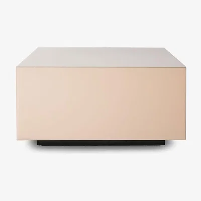 Cult Furniture HKliving Mirror Block Coffee Table, Nude