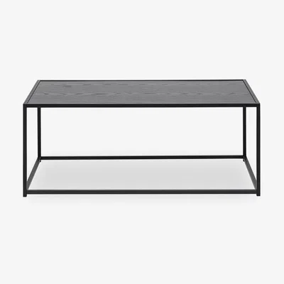 Cult Furniture £10  Off  Seaford Coffee Table, Black Ash Effect