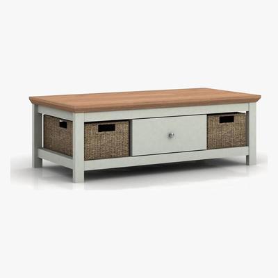 Dunelm Cotswold Oak Grey Coffee Table Grey