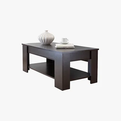 Dunelm Lift Up Coffee Table Dark Brown