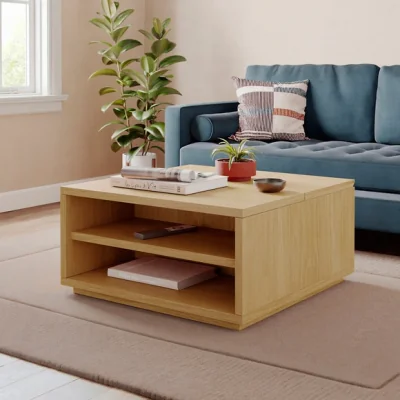 Dunelm Jose Block Coffee Table with Storage
