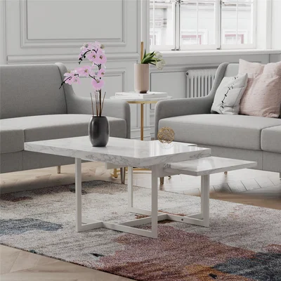Dunelm Brielle Coffee Table, Faux Marble