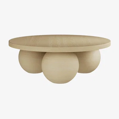 Dunelm Kenji Coffee Table, Concrete Natural