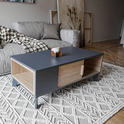 Dunelm Cobalt Coffee Table Grey Grey