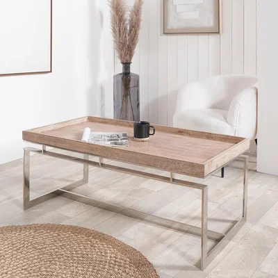 Dunelm Evelyn Natural Antique Coffee Table Natural