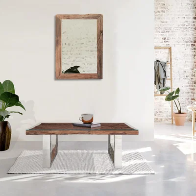 Dunelm Indus Valley Railway Sleeper Coffee Table Natural