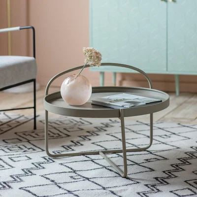 Dunelm Elwood Coffee Table, Iron Brown