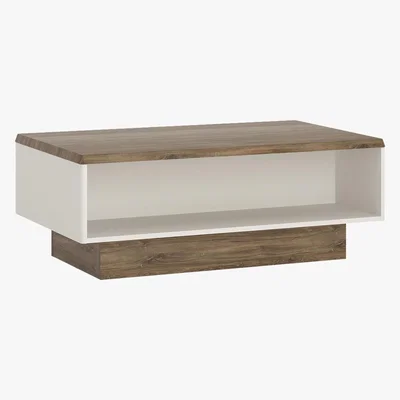 Dunelm Toledo Wide White Coffee Table White