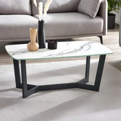 Dunelm Return - Olympus White Marble Coffee Table