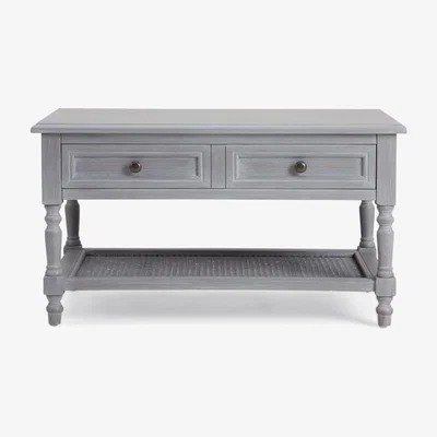 Dunelm Lucy Cane Grey Coffee Table Slate (Grey)