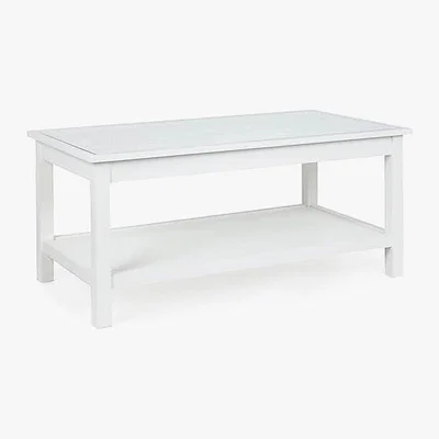 Dunelm Samira Carved Coffee Table White