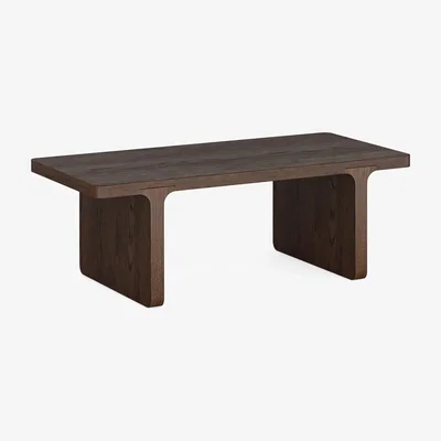 Dunelm California Rectangular Coffee Table Dark Oak