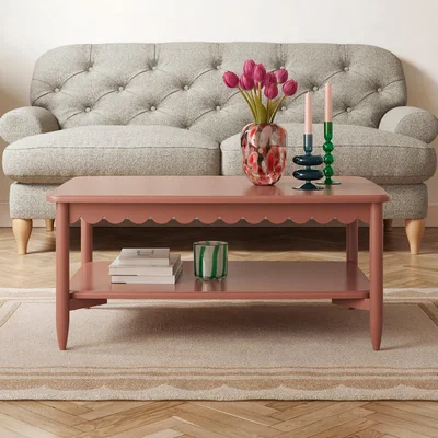 Dunelm Remi Coffee Table Clay (Red)