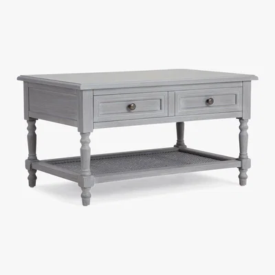 Dunelm Lucy Cane Grey Coffee Table Slate (Grey)