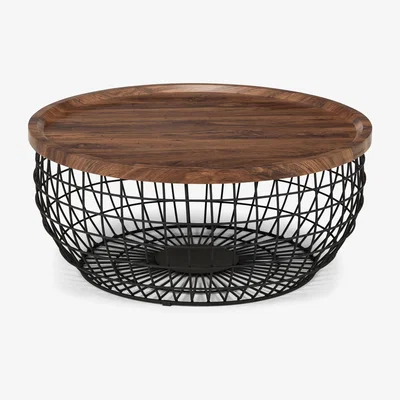 Dunelm Smithson Storage Coffee Table Black