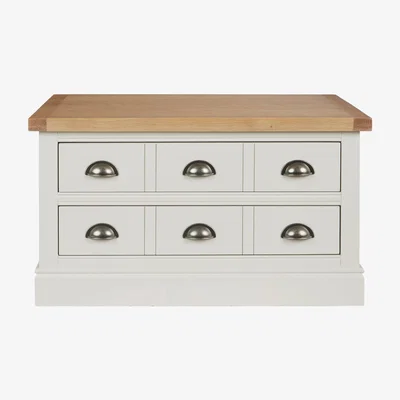 Dunelm Compton Ivory Coffee Table Cream