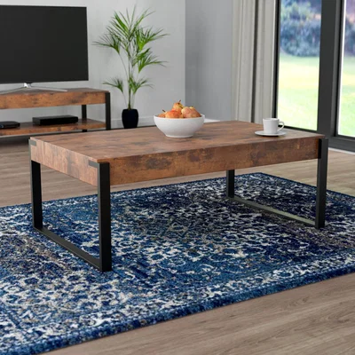 Dunelm AVF Ridgewood Coffee Table Dark Wood (Brown)