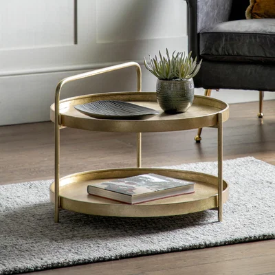 Dunelm Bath Coffee Table, Iron Gold