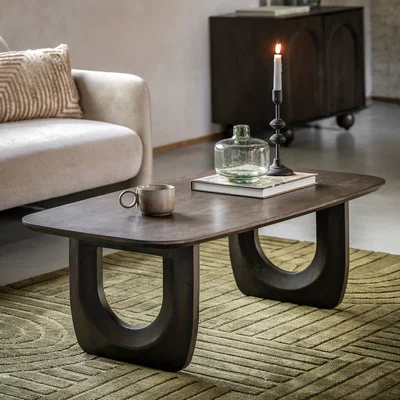 Dunelm Elham Coffee Table Brown