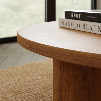 Dunelm Kalpen Coffee Table, Mango Wood Light Wood