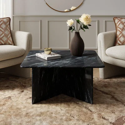 Dunelm Lana Marble Square Coffee Table