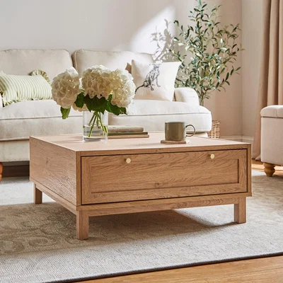 Dunelm Hadley Coffee Table with Drawer Oak