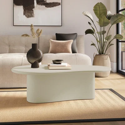 Dunelm Rana Concrete Coffee Table Off-White