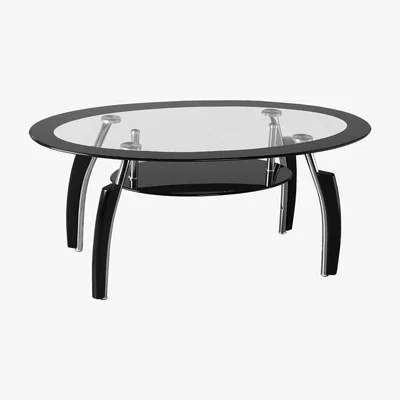 Dunelm Elena Black Coffee Table Black