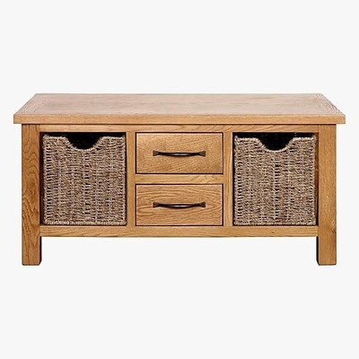 Dunelm Sidmouth Oak Coffee Table Light Brown / Natural