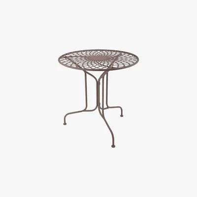 Dunelm Fallen Fruits Old Rectory Metal Table Brown